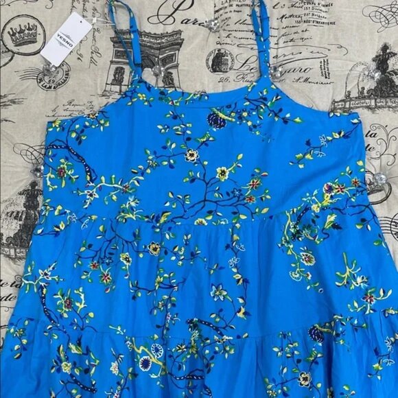 Yesno Women's Plus Size Floral Midi Dress - Picture 3 of 8